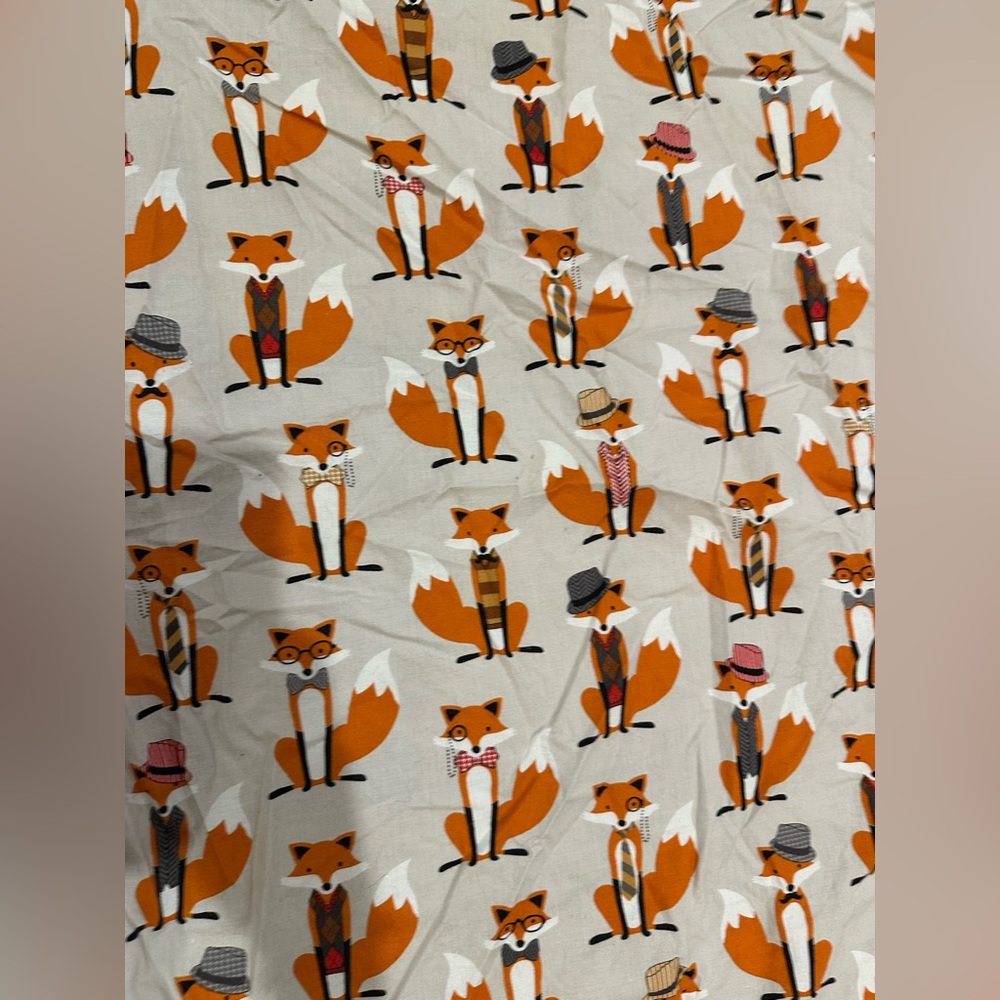 NWT 2 Pairs Lolly Gag Dapper Foxes Crib Sheet - Picture 5 of 5